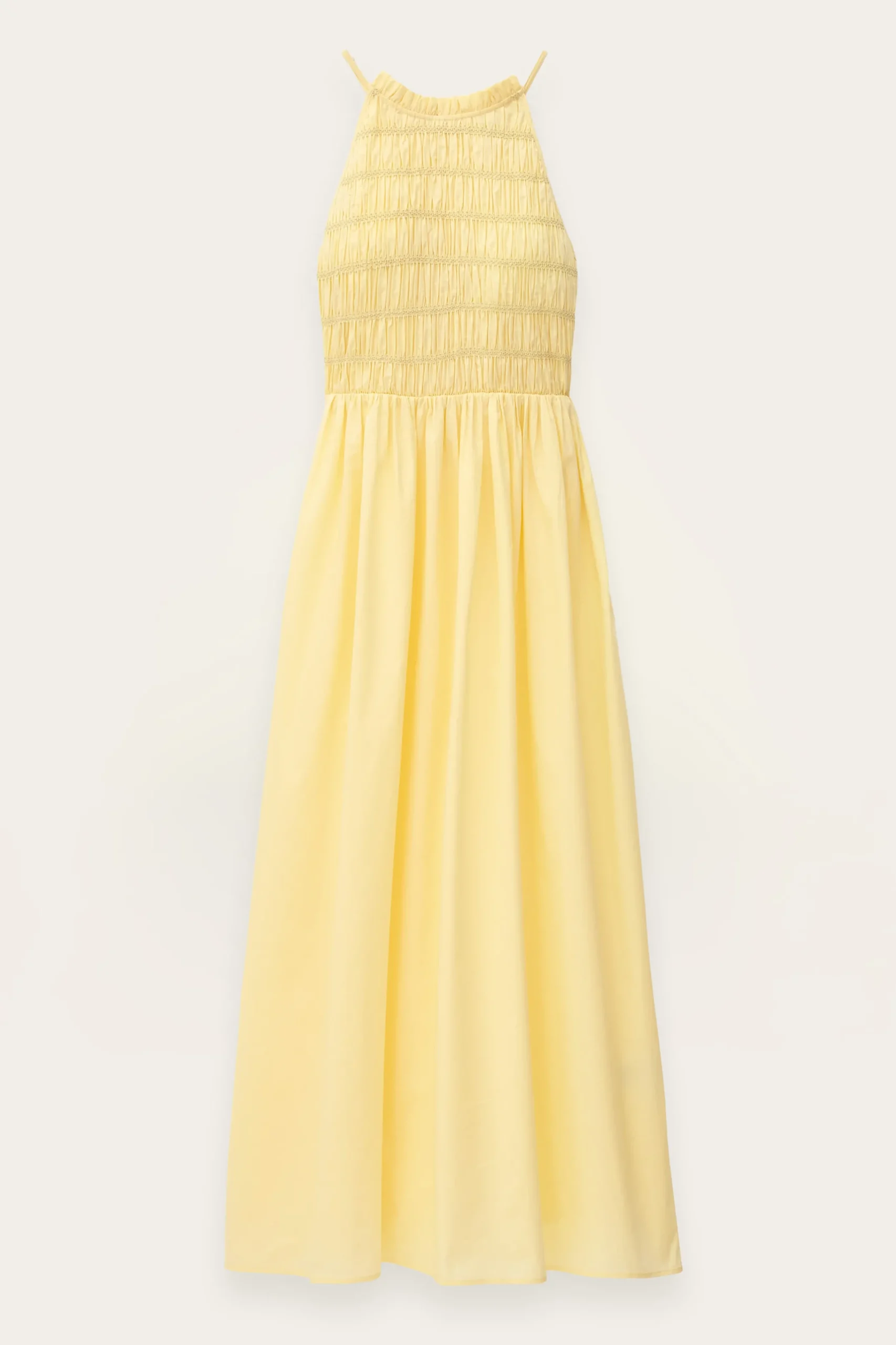 ERIS smocked maxi dress