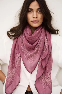 FARY Patterned bandana scarf