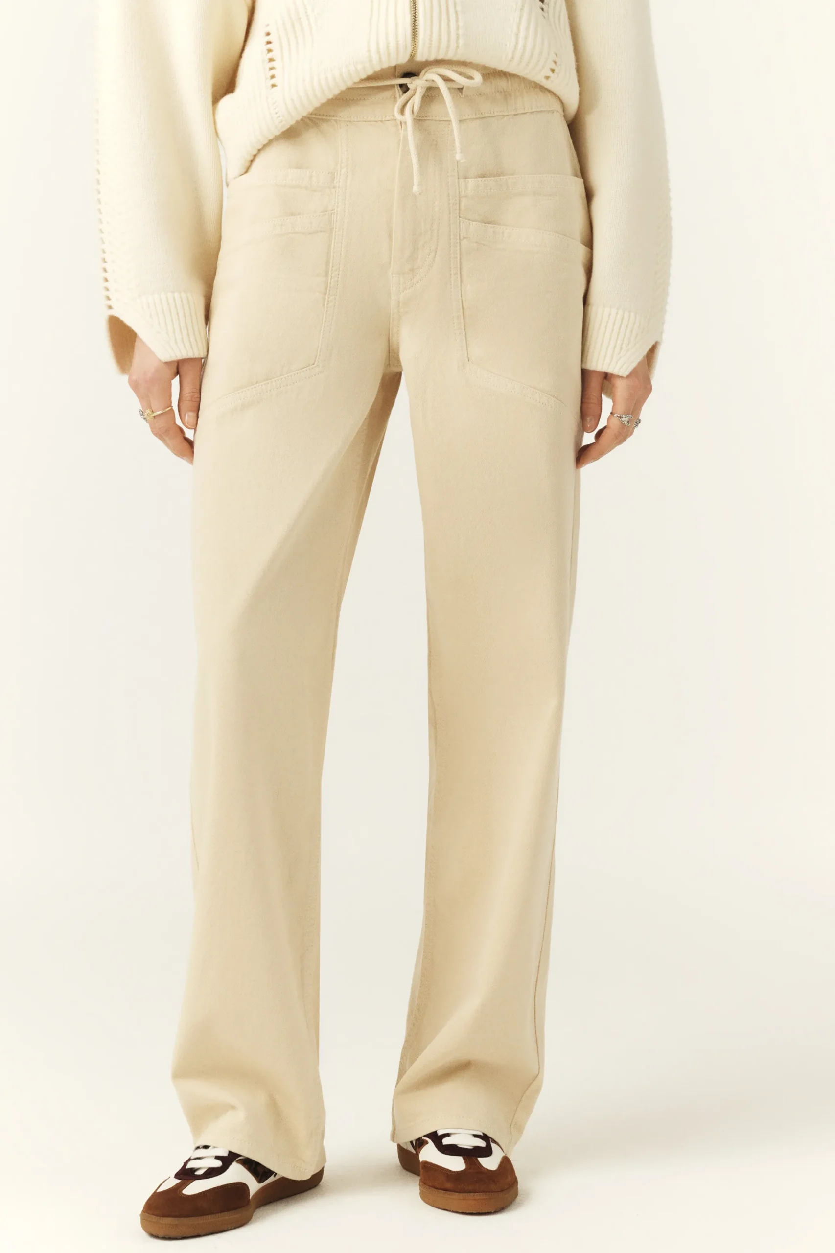 FIMA loose straight-leg pants