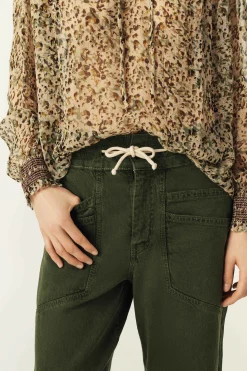 FIMA loose straight-leg pants