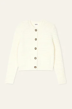 GASPARD decorative knit cardigan