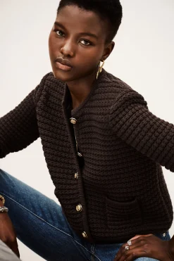 GASPARD long-sleeved cardigan