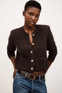 GASPARD long-sleeved cardigan