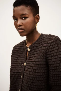 GASPARD long-sleeved cardigan