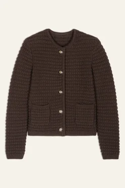 GASPARD long-sleeved cardigan