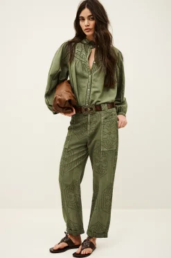 GIANY carrot leg pants