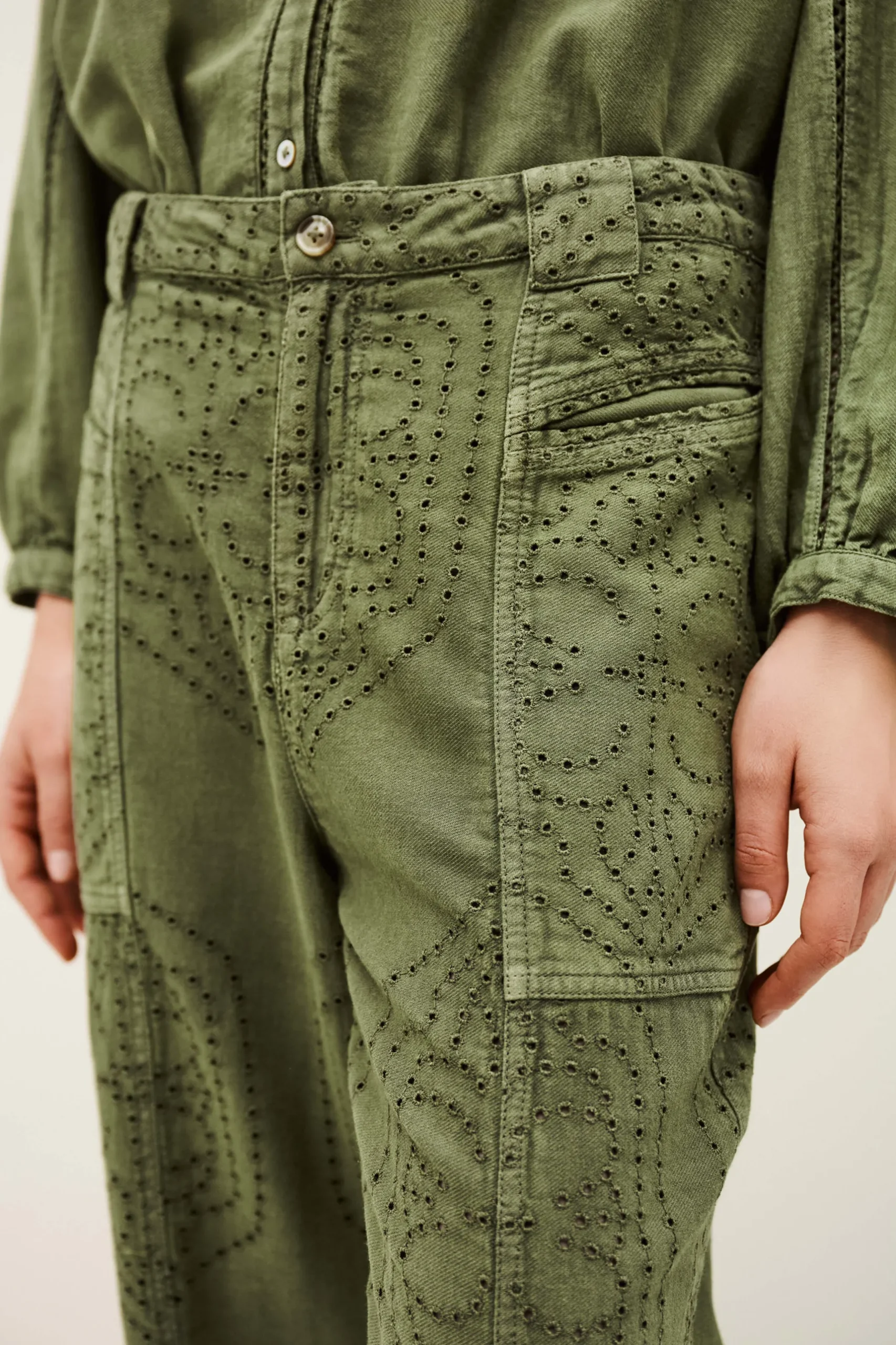 GIANY carrot leg pants