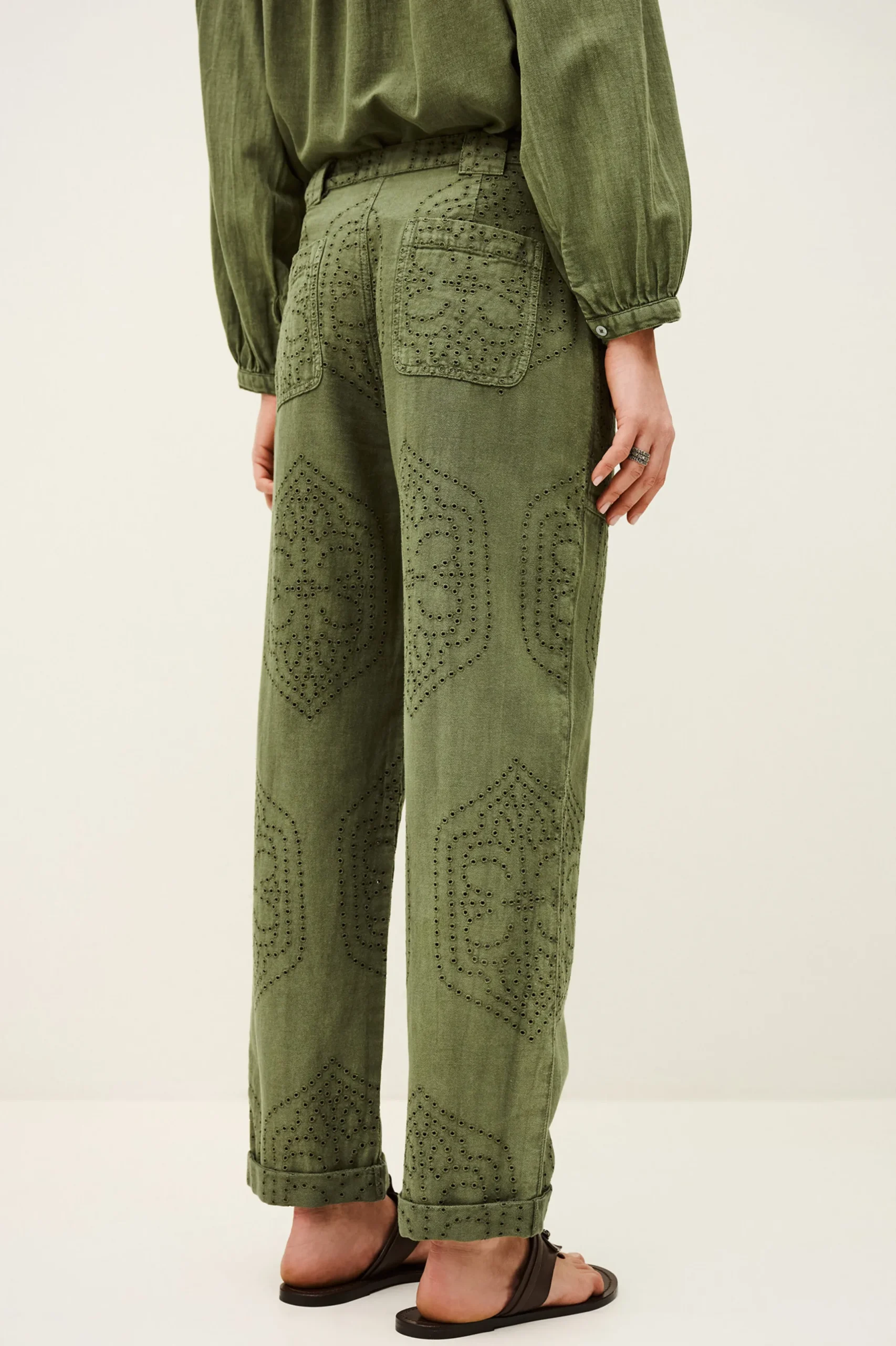 GIANY carrot leg pants