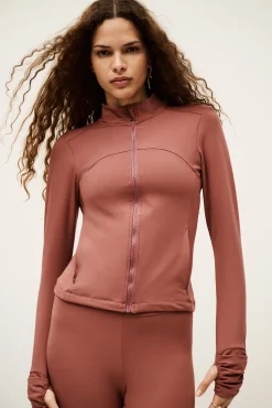 GLADYS stand-up collar jacket
