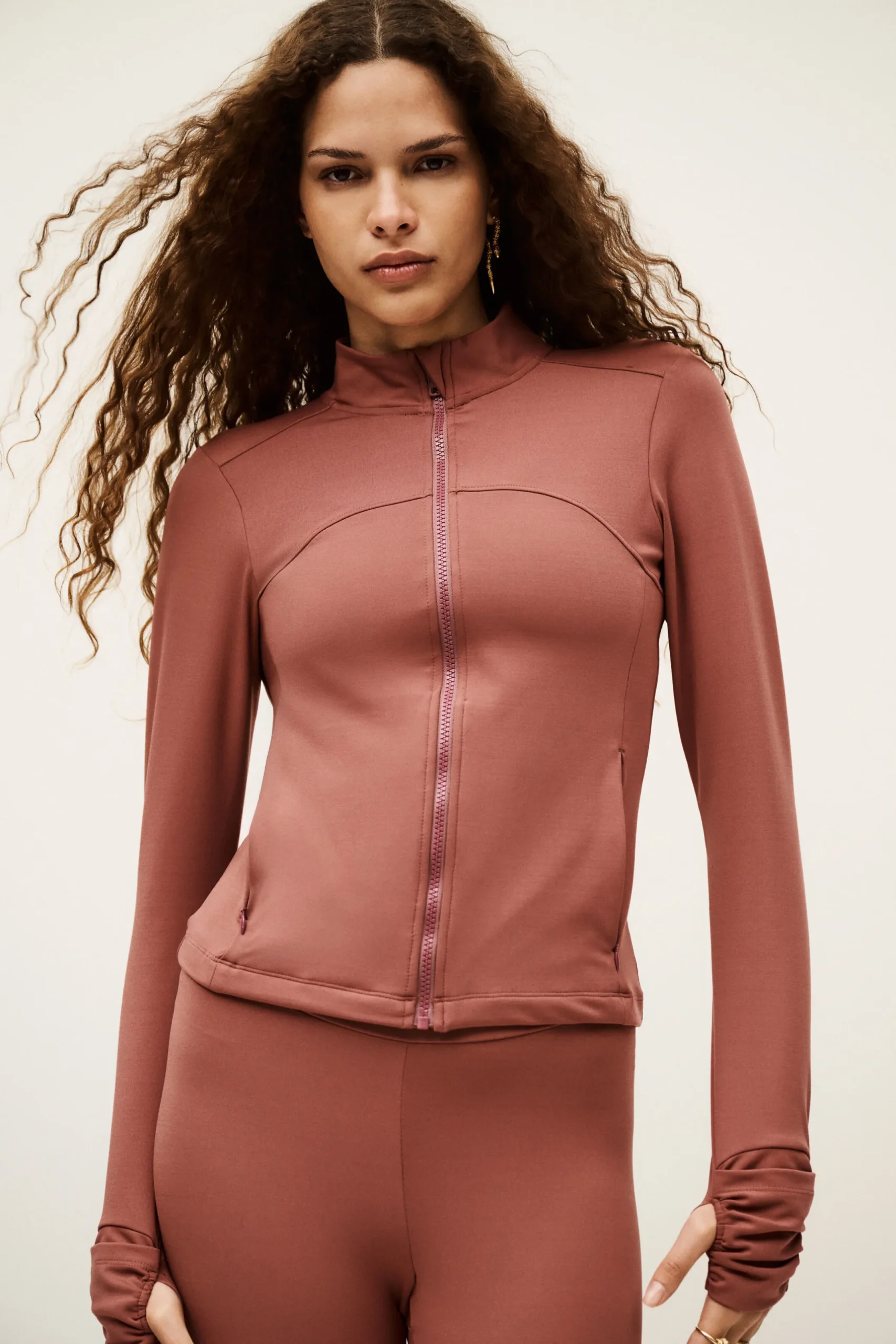GLADYS stand-up collar jacket