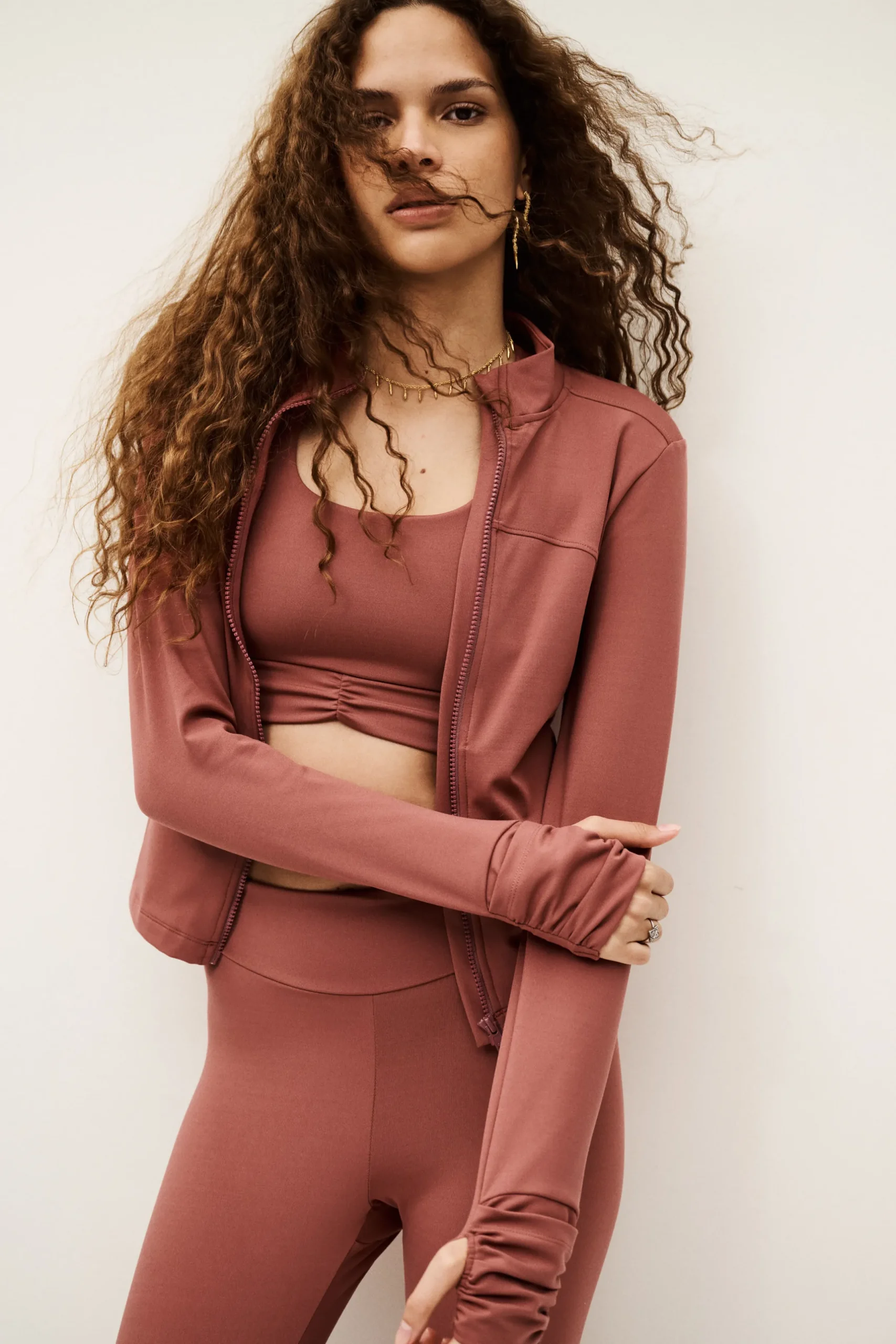 GLADYS stand-up collar jacket