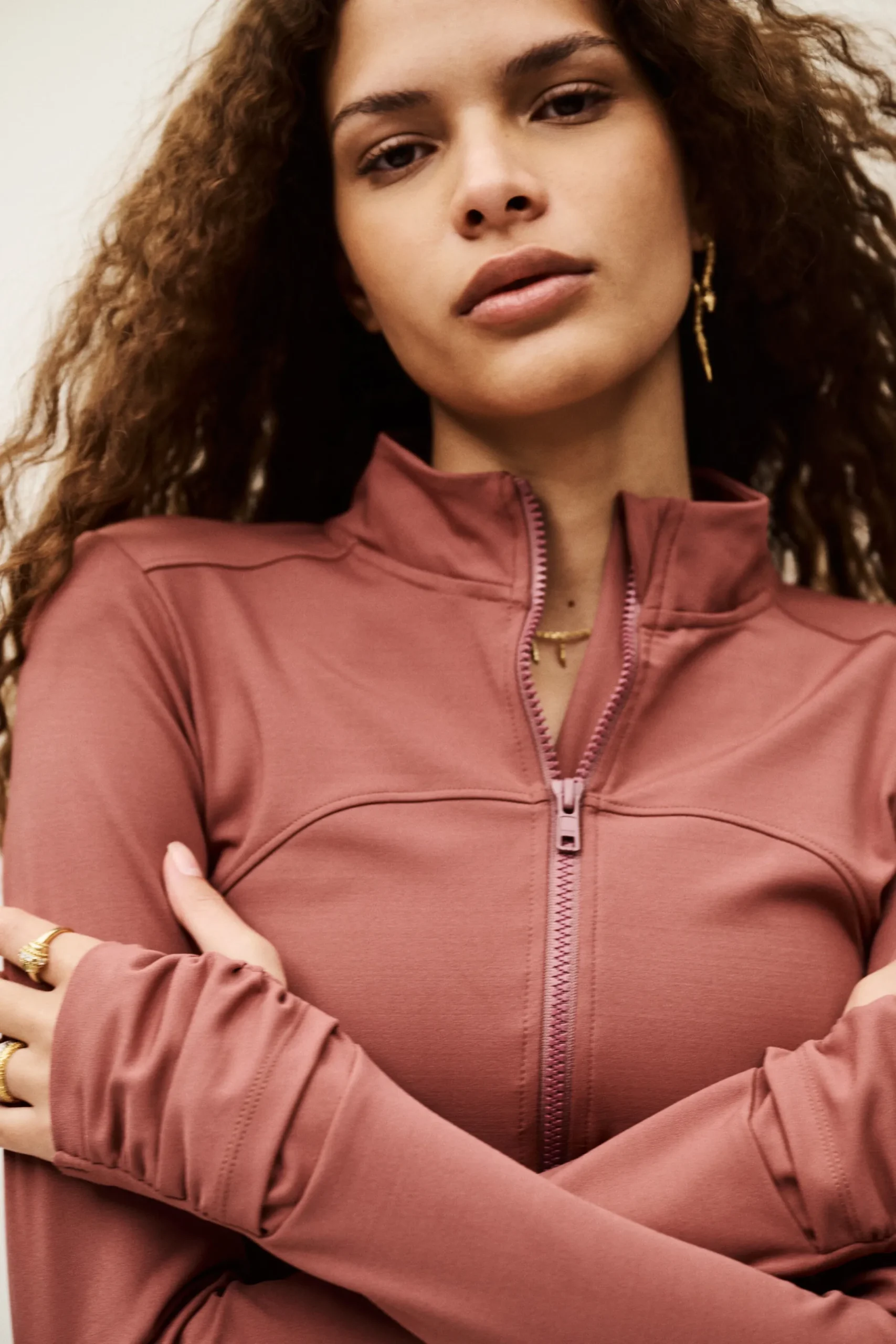 GLADYS stand-up collar jacket