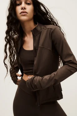 GLADYS stand-up collar jacket
