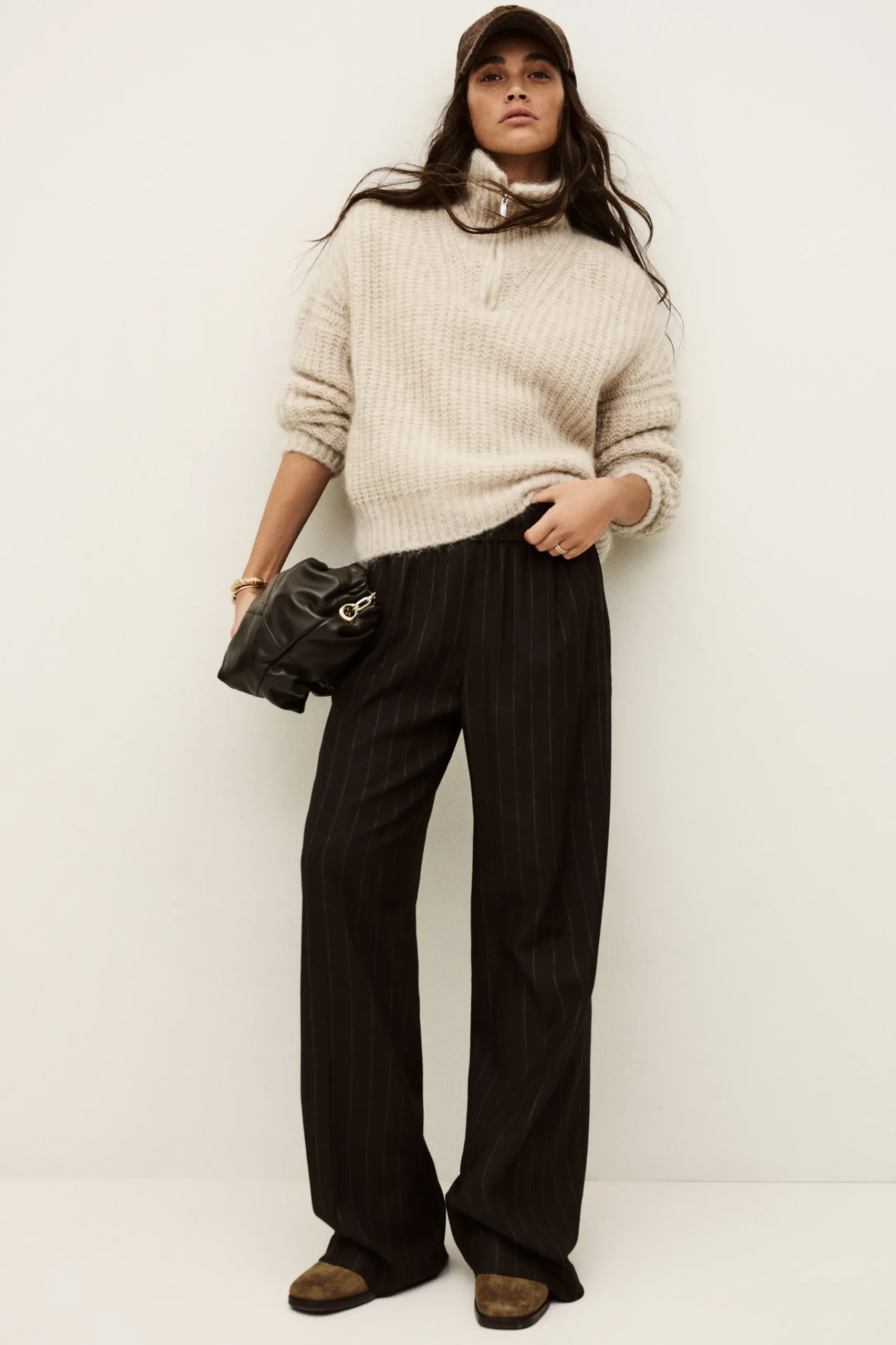HANDREW elastic waist pants