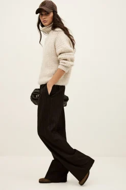 HANDREW elastic waist pants