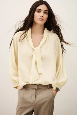 HERMINE plastron shirt