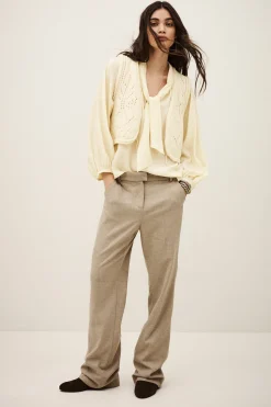 HERMINE plastron shirt