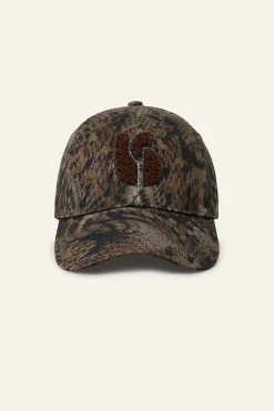 HONI patterned cotton baseball cap