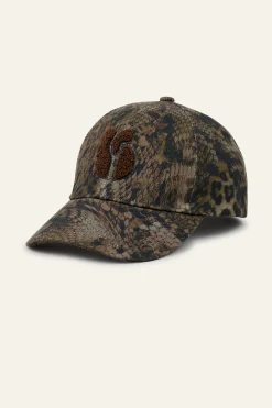 HONI patterned cotton baseball cap