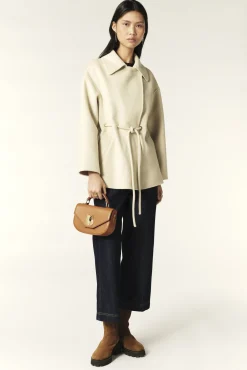 KAM belted coat