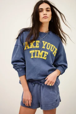 KEYRA oversize cotton sweatshirt