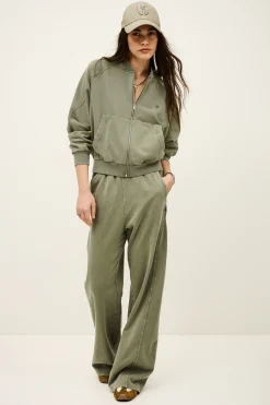 KIRA zipped cotton sweatshirt