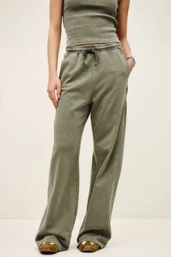KOKO cotton wide-leg pants