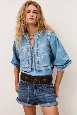 LAURA denim shirt