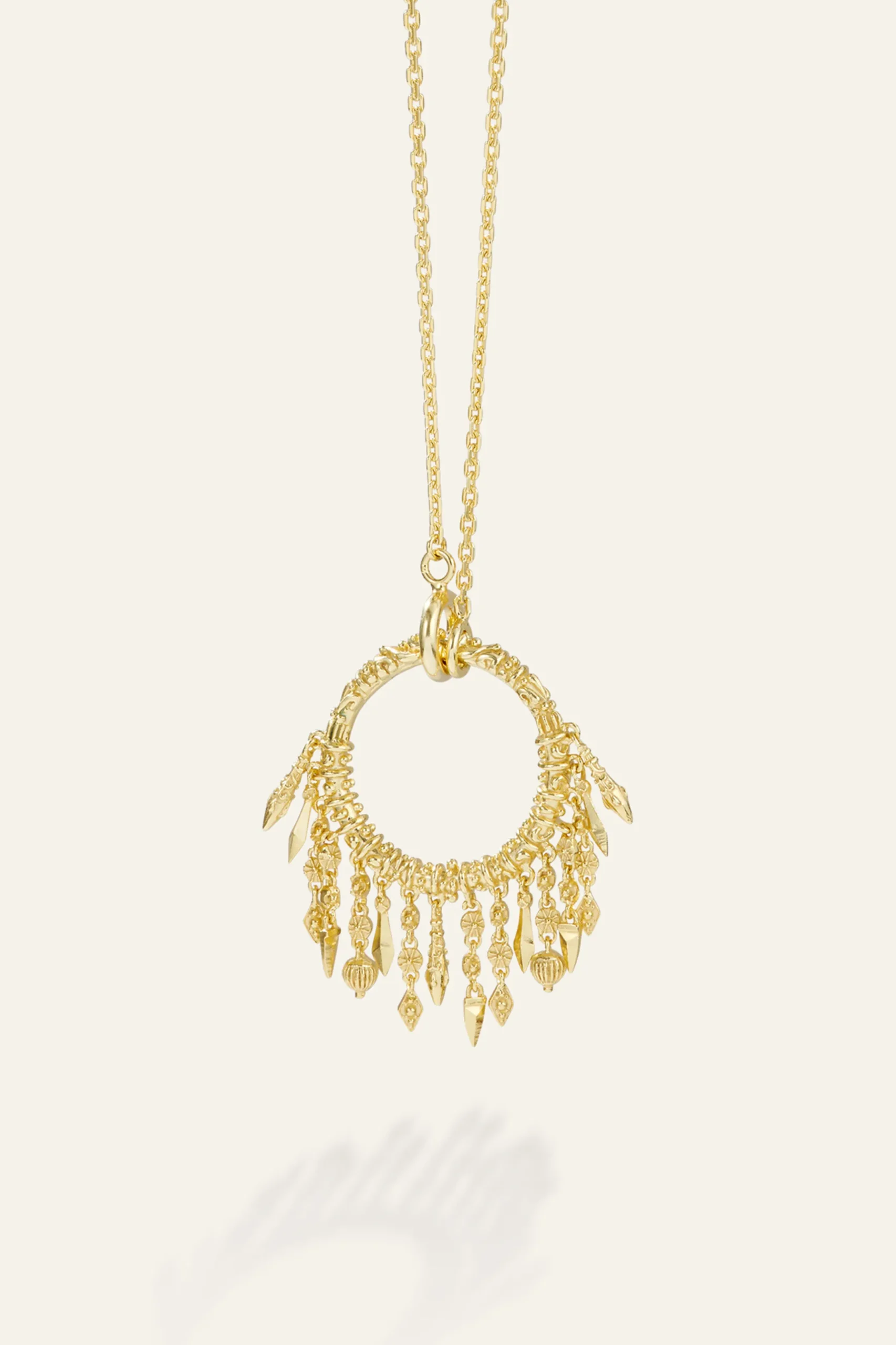 LINA long ring necklace