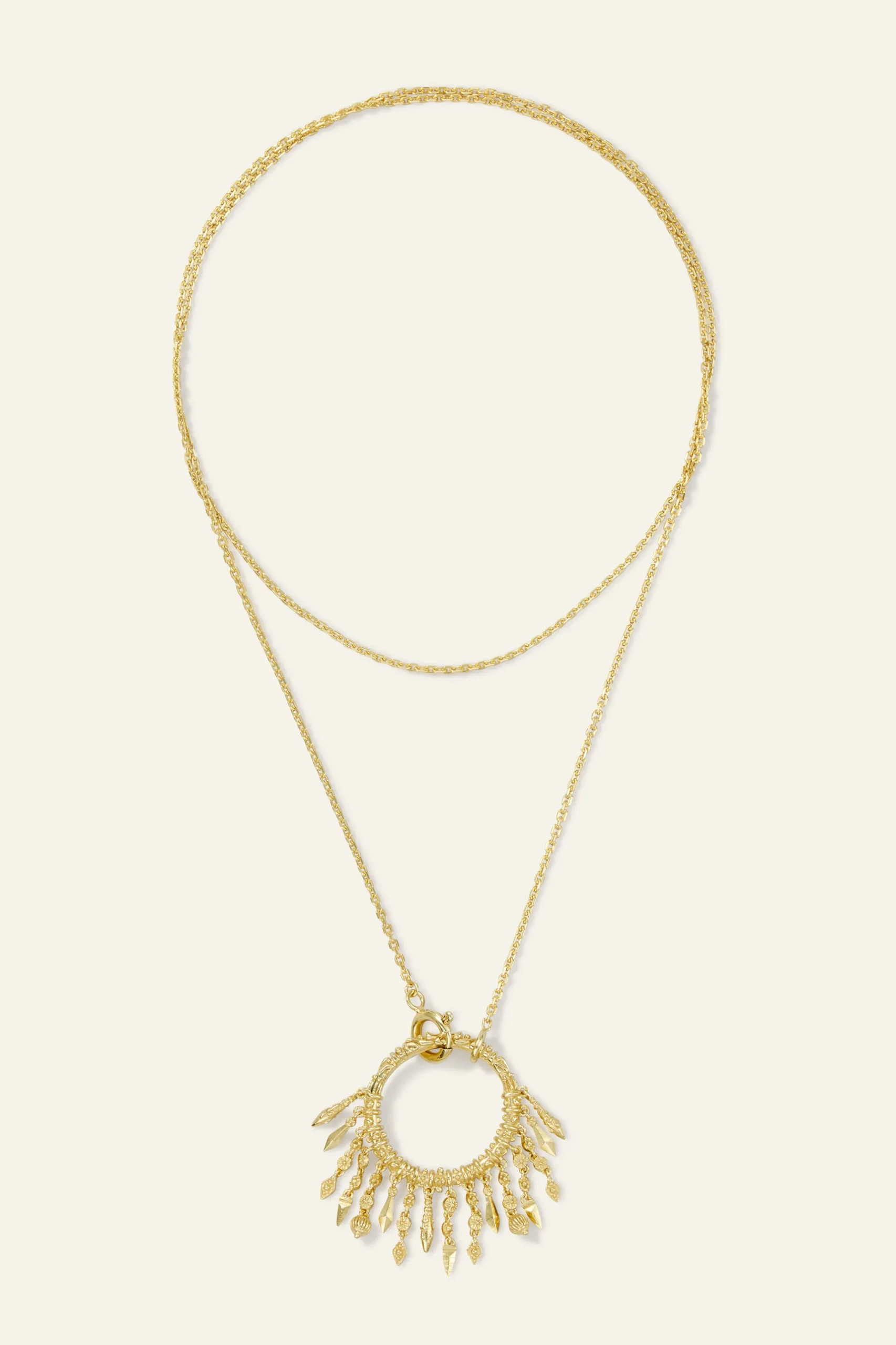 LINA long ring necklace