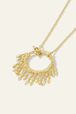 LINA long ring necklace
