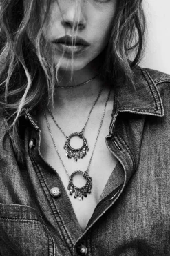LINA long ring necklace