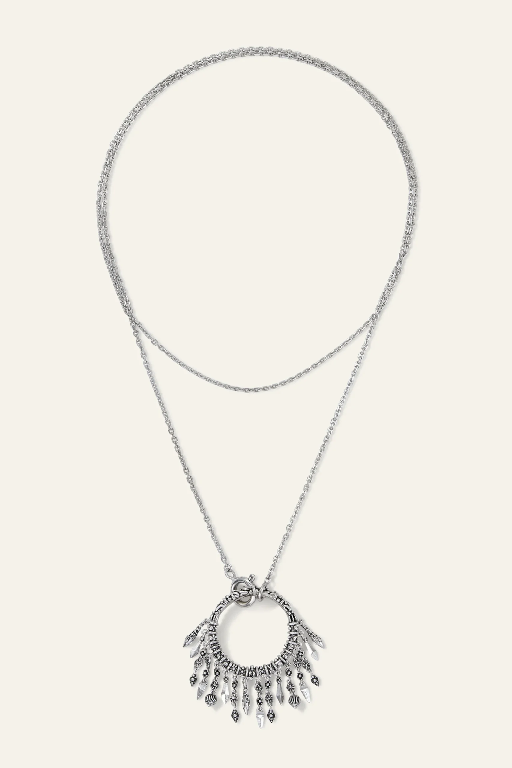 LINA long ring necklace
