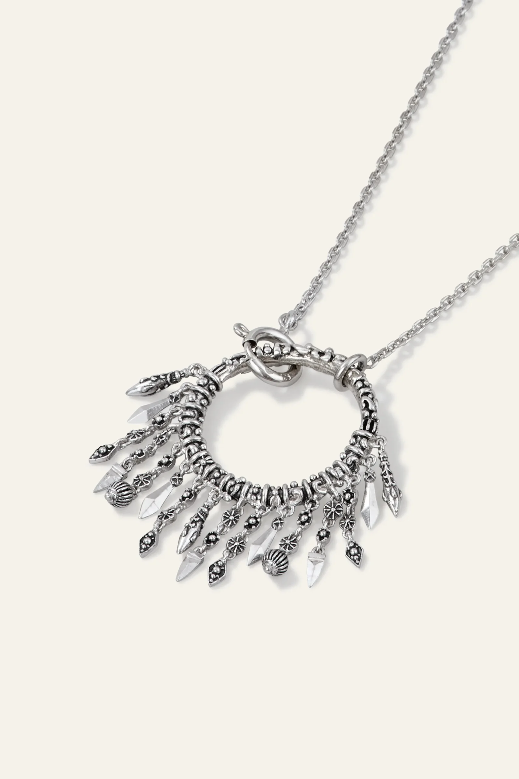 LINA long ring necklace