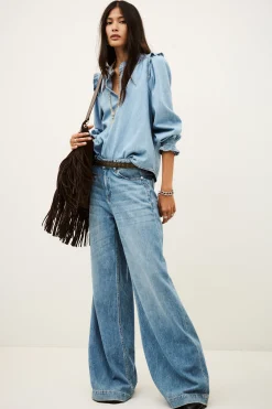 LIO denim top
