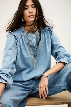 LIO denim top