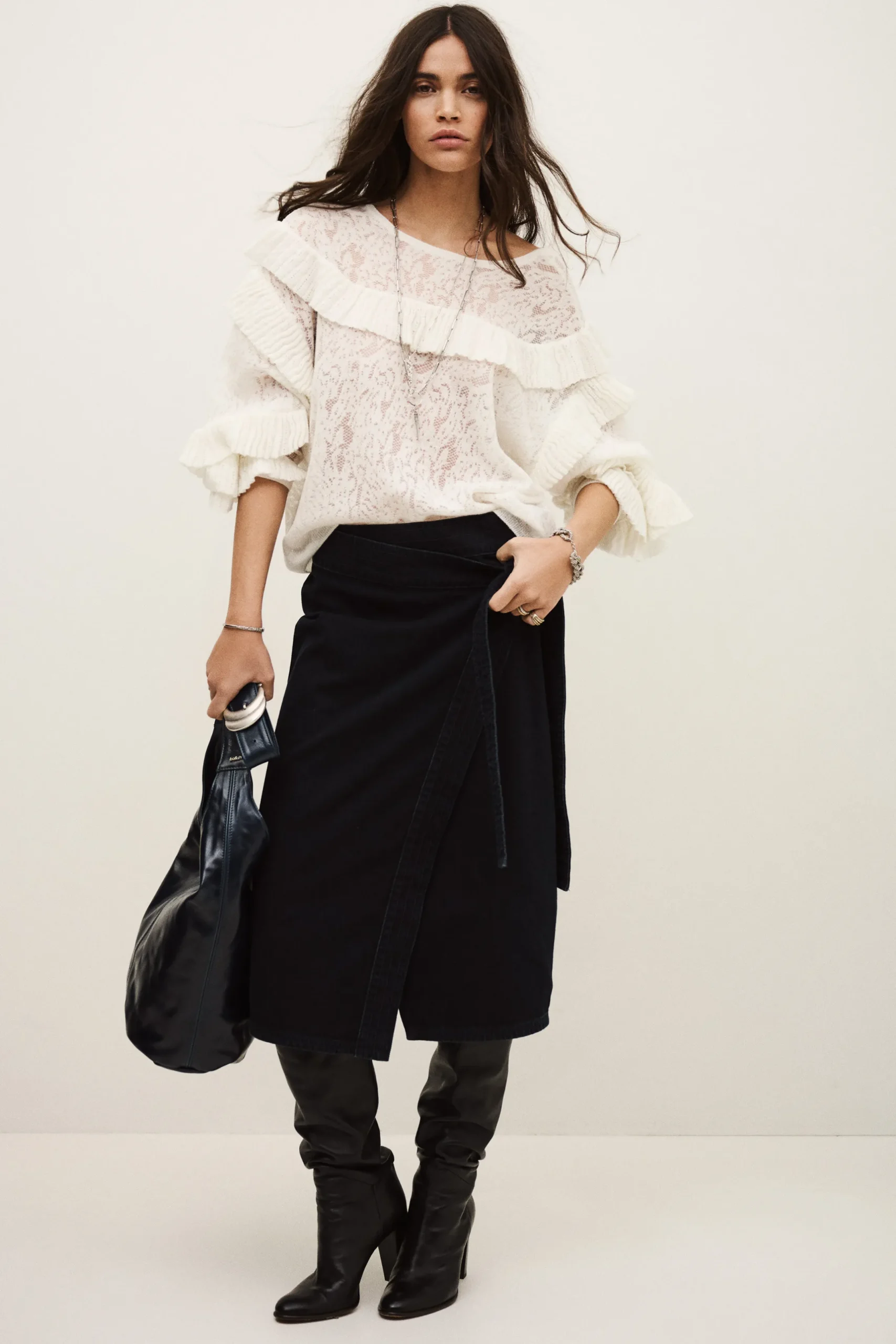 LUCAS oversize lace sweater