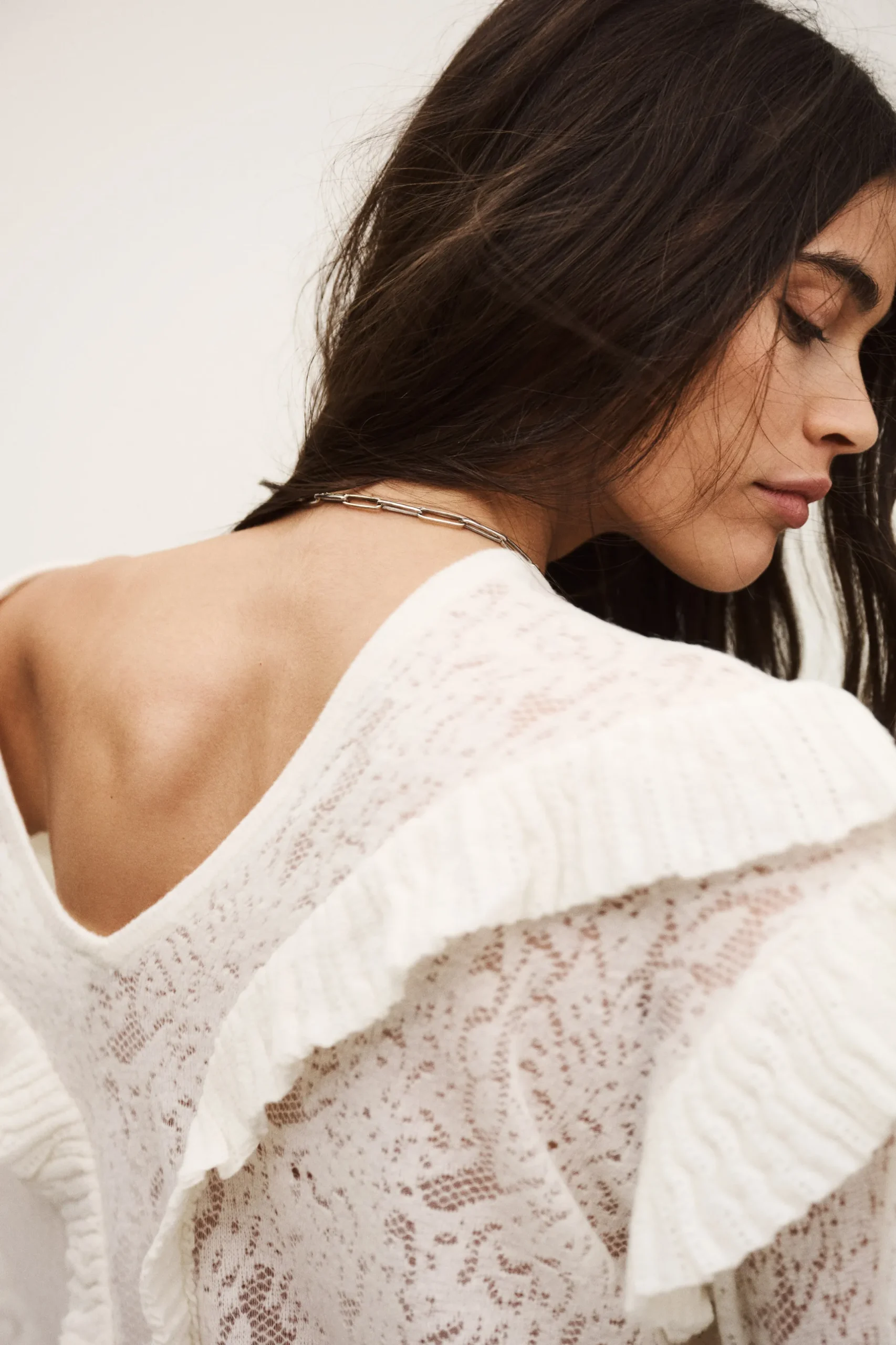 LUCAS oversize lace sweater