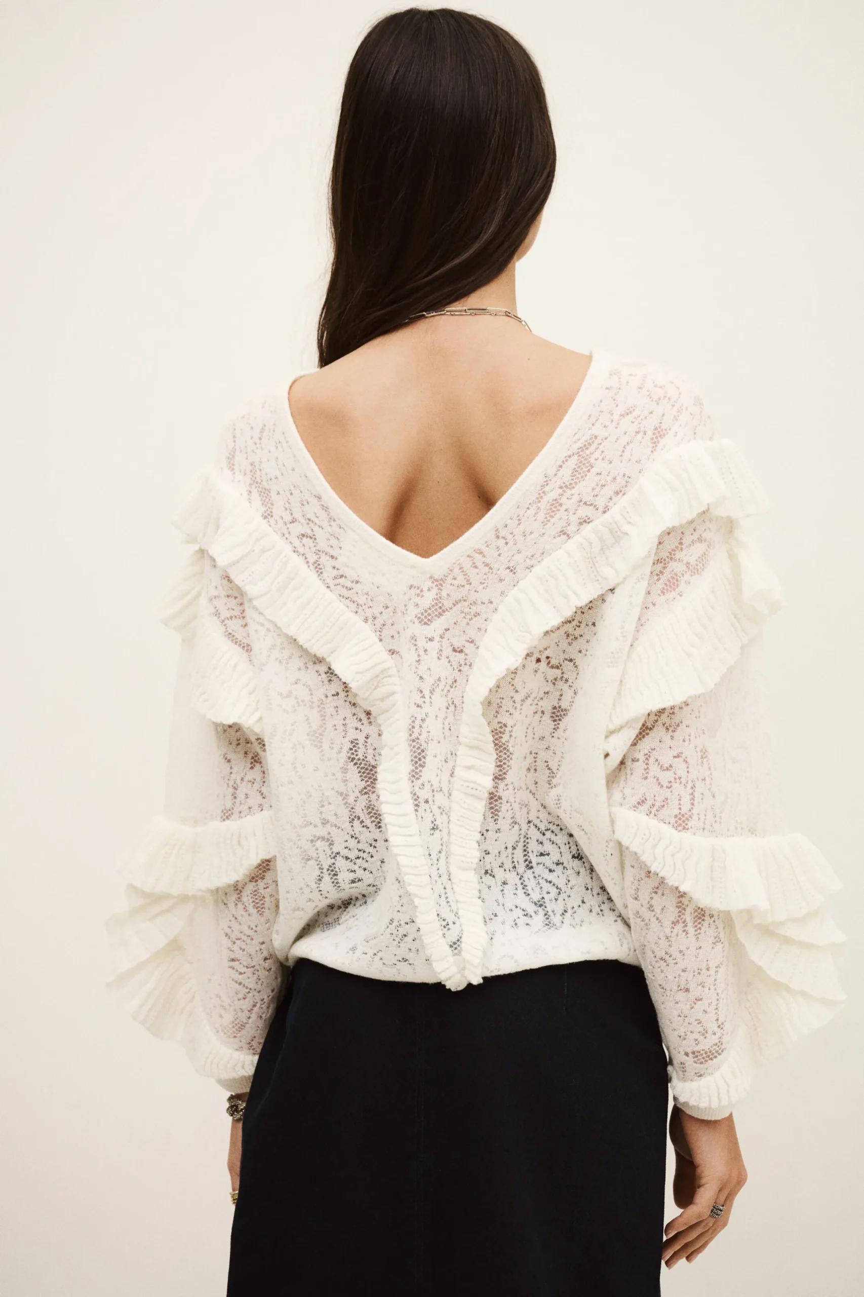 LUCAS oversize lace sweater