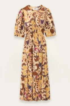 MADELIA patterned midi dress