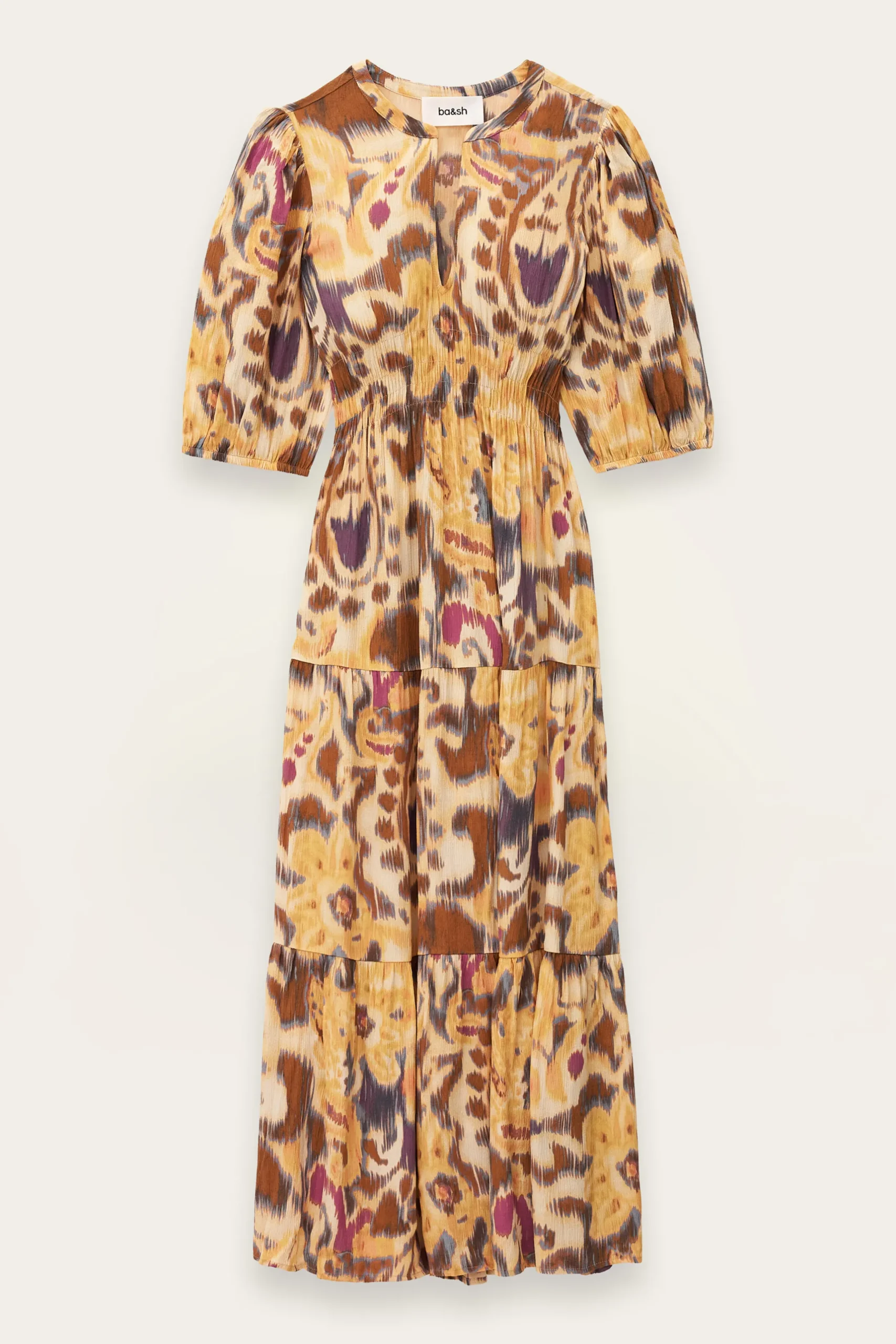 MADELIA patterned midi dress