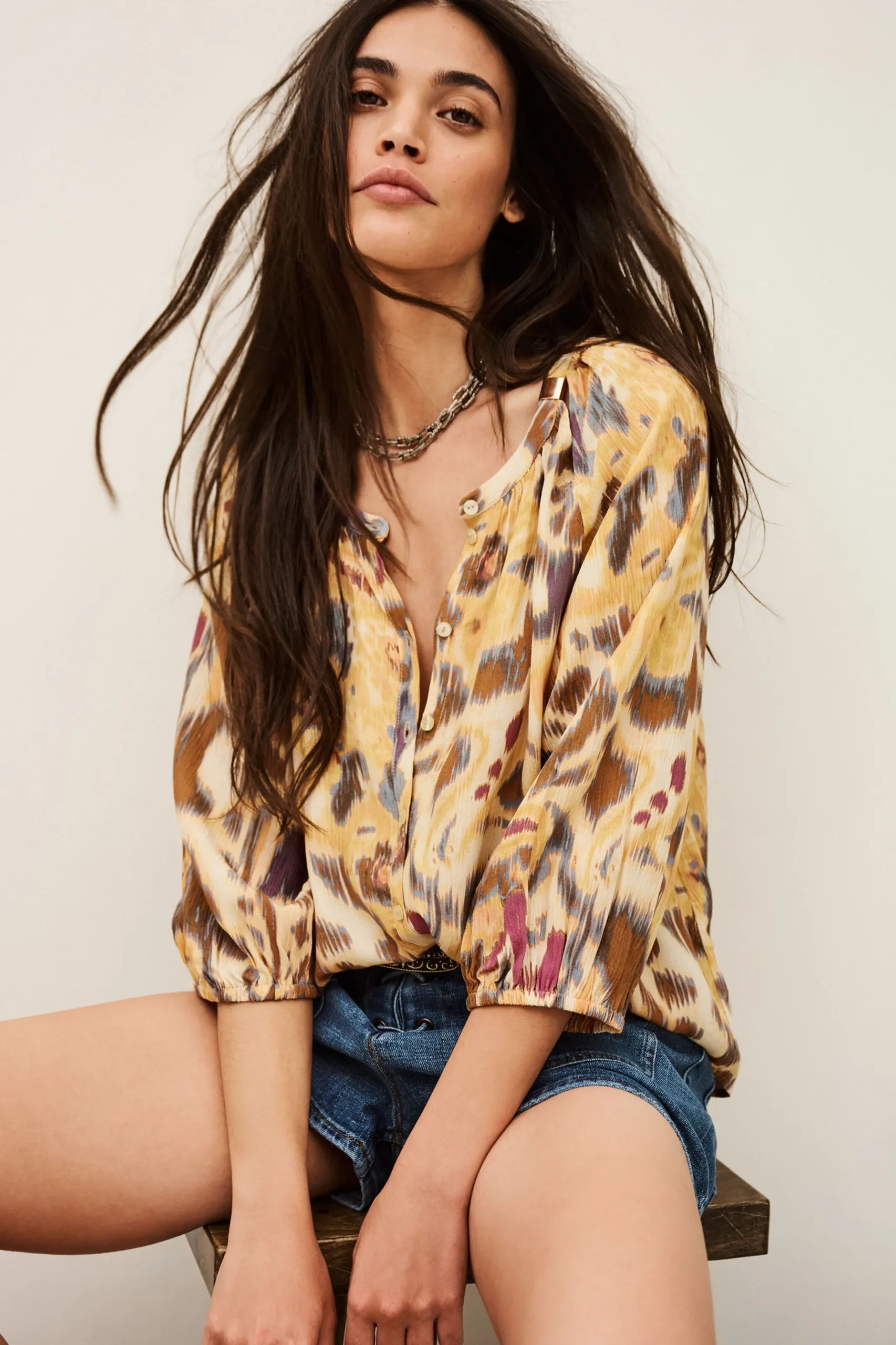 MAELLE patterned shirt