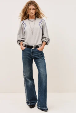 MESTA embroidered sweatshirt