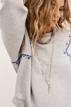 MESTA embroidered sweatshirt