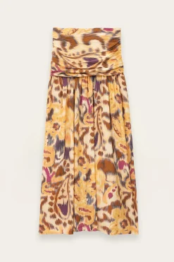 MIACOMA patterned midi skirt