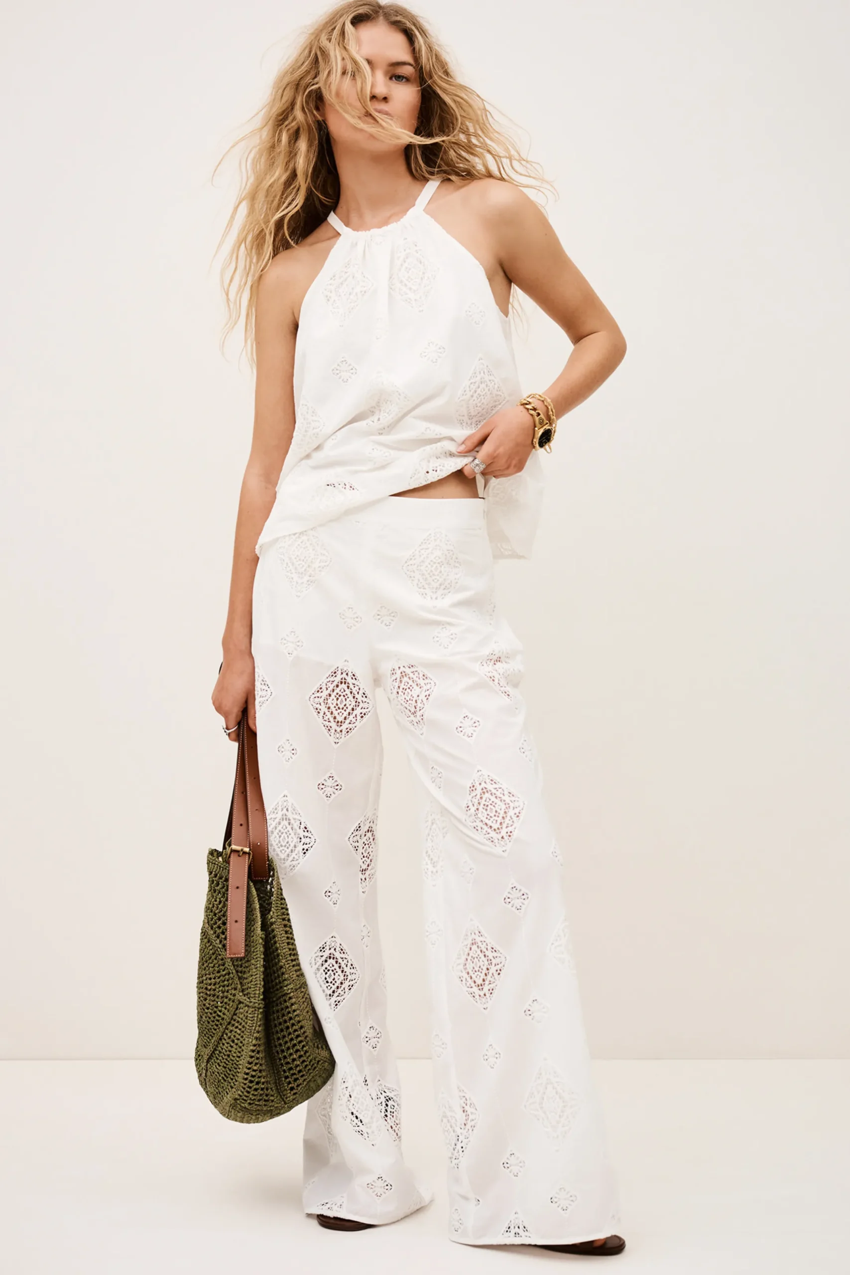 MIKE wide-leg pants