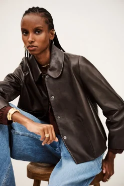 MILOS peter pan collar jacket