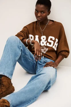 MIMA elastic waist jeans