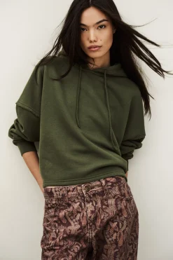 MOBY loose-fit hooded sweatshirt