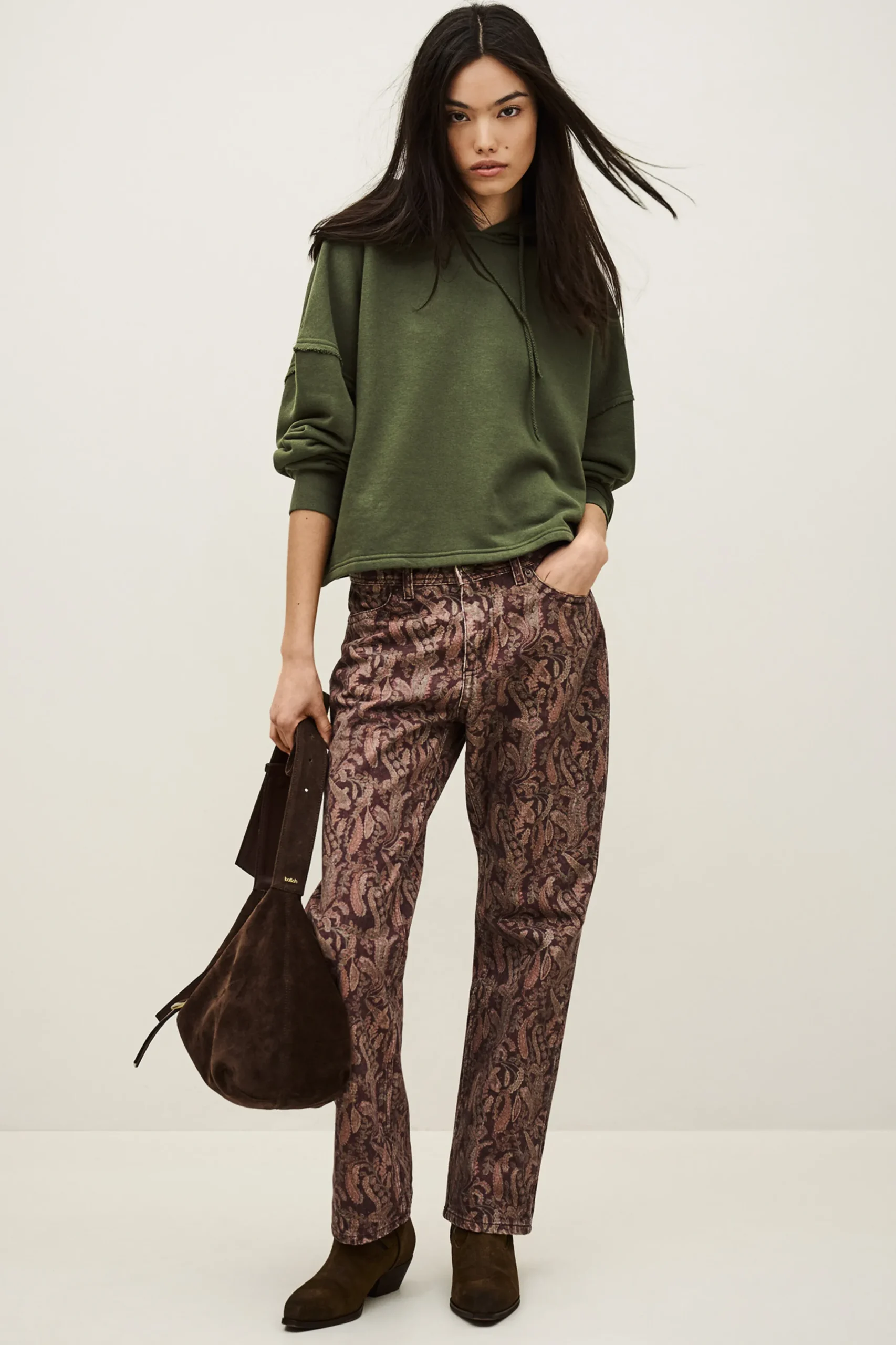 MOBY loose-fit hooded sweatshirt